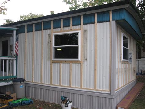 replacing siding on mobile home